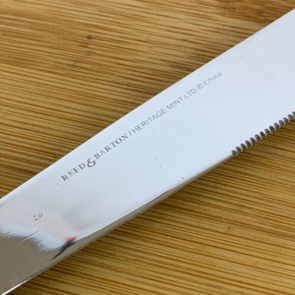 Reed & Barton Duchess Of Marlborough Dinner Knives Set Of 4 Stainless Steel - Picture 6 of 6